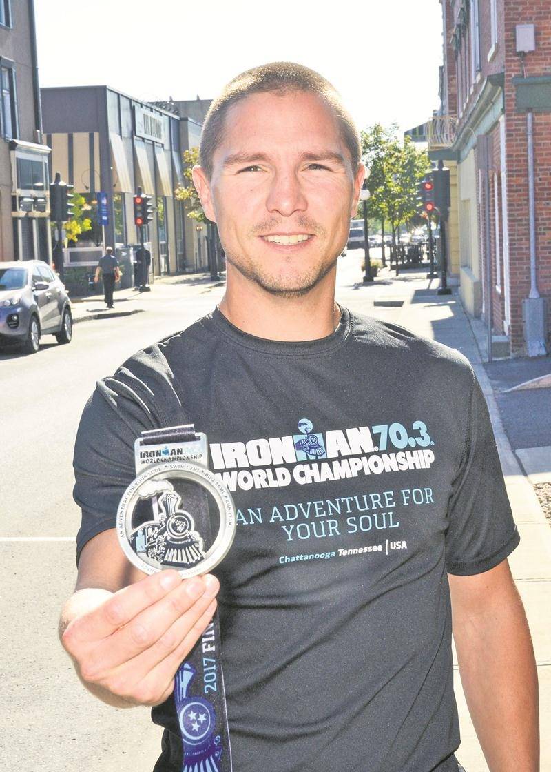 Benoit Lamothe-Michaud a connu une saison remplie de succès, réalisant son meilleur temps personnel au Ironman 70,3 en plus de participer au Championnat du monde. Photo François Larivière | Le Courrier ©