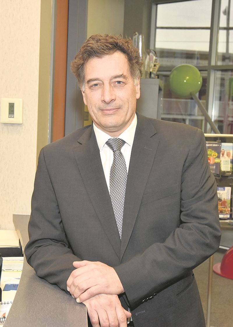 André Barnabé, directeur général de Saint-Hyacinthe Technopole. Photothèque | Le Courrier ©