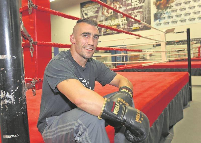 Michaël Gadbois a été le plus constant face au Mexicain Abraham Gomez. Photo Robert Gosselin | Le Courrier ©