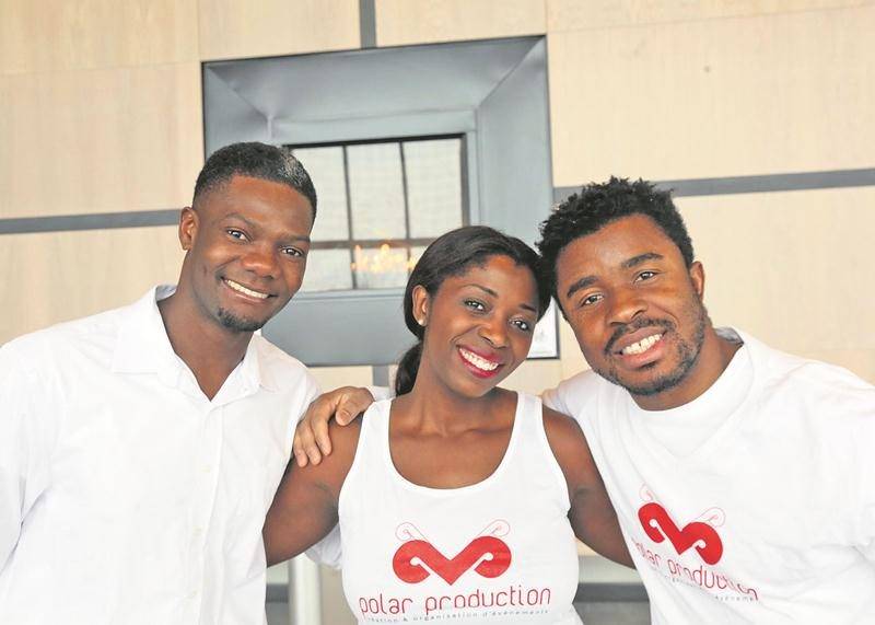 Fabien Servil, Muriel Gagnon et Hippolyte Doua sont les trois instigateurs de cette première Soirée en blanc au tout nouveau Centre de congrès de Saint-Hyacinthe. Photo Robert Gosselin | Le Courrier ©