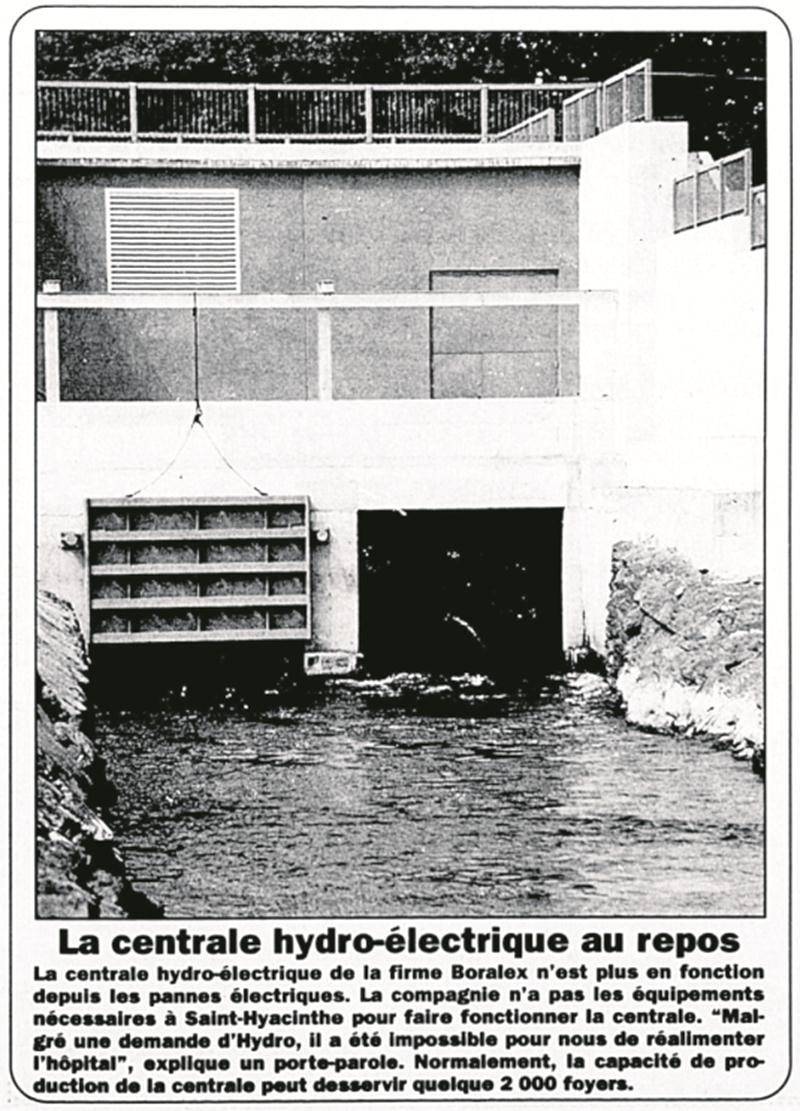 Extrait de l’une des éditions spéciales gratuites produites par LE COURRIER pendant la crise du verglas de 1998. Archives | Le Courrier ©