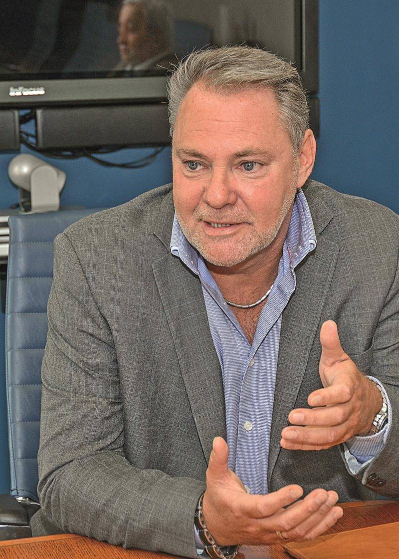 Louis Banville, vice-président des ressources humaines chez Olymel. Photo François Larivière | Le Courrier ©