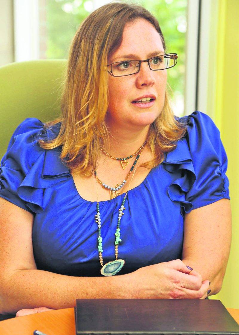 Karine Guilbault vient d’être nommée directrice du développement industriel de Saint-Hyacinthe Technopole. Photo Robert Gosselin | Le Courrier ©
