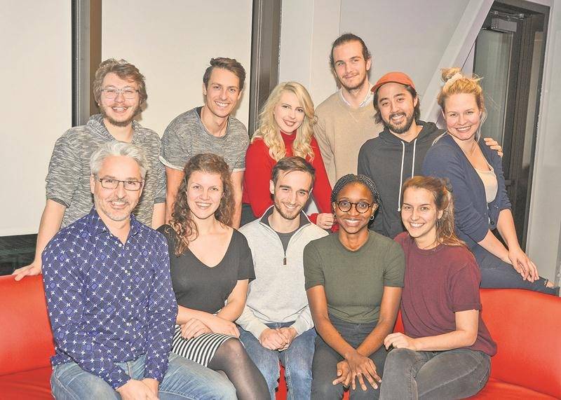 Dirigés par Philippe Lambert, les finissants de l’école de théâtre du Cégep de Saint-Hyacinthe ont, pour leur deuxième pièce de l’année, la lourde tâche de transmettre le côté ordinaire, mais authentique de la plume de Serge Boucher. Photo François Larivière | Le Courrier ©