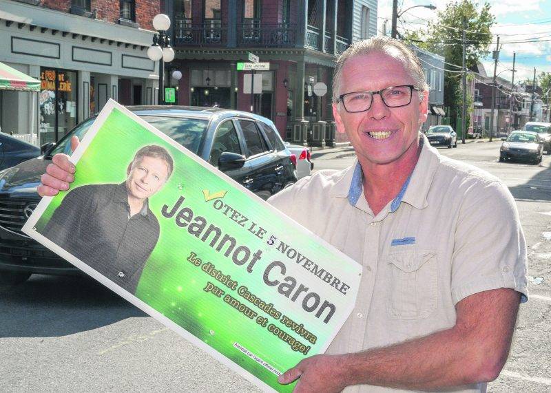 Jeannot Caron en est à sa deuxième tentative dans le district Cascades aux élections municipales. Photo François Larivière | Le Courrier ©