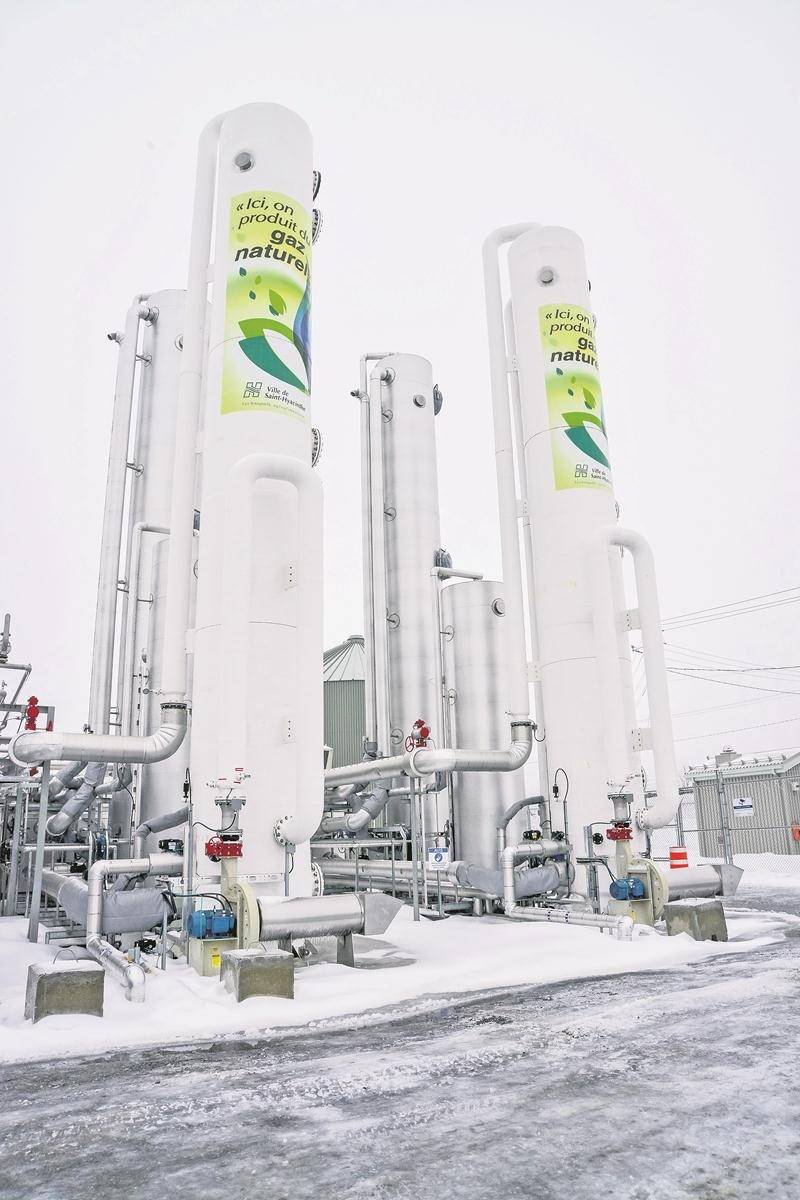La vente de gaz et les montants perçus pour traiter les résidus organiques des entreprises vont rapporter à la Ville 5,8 M$ en 2018, selon les prévisions municipales. Photo François Larivière | Le Courrier ©