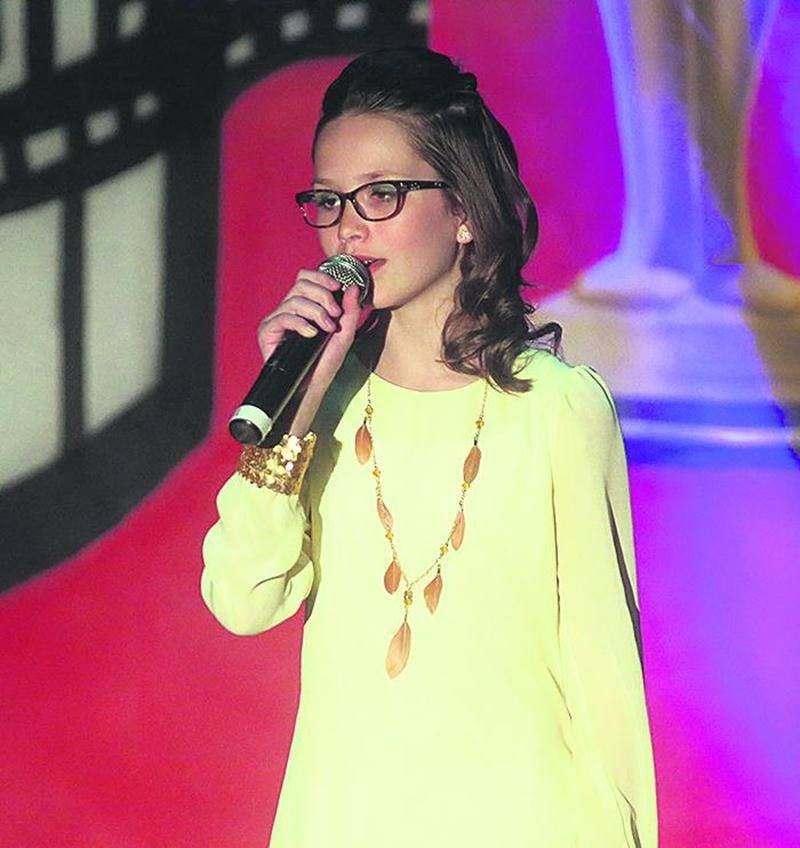 La chanteuse Frédérique Desmarais de l’école Saint-Joseph-Spénard de Sainte-Madeleine aura la chance de participer au Petit festival de la chanson de Granby.
