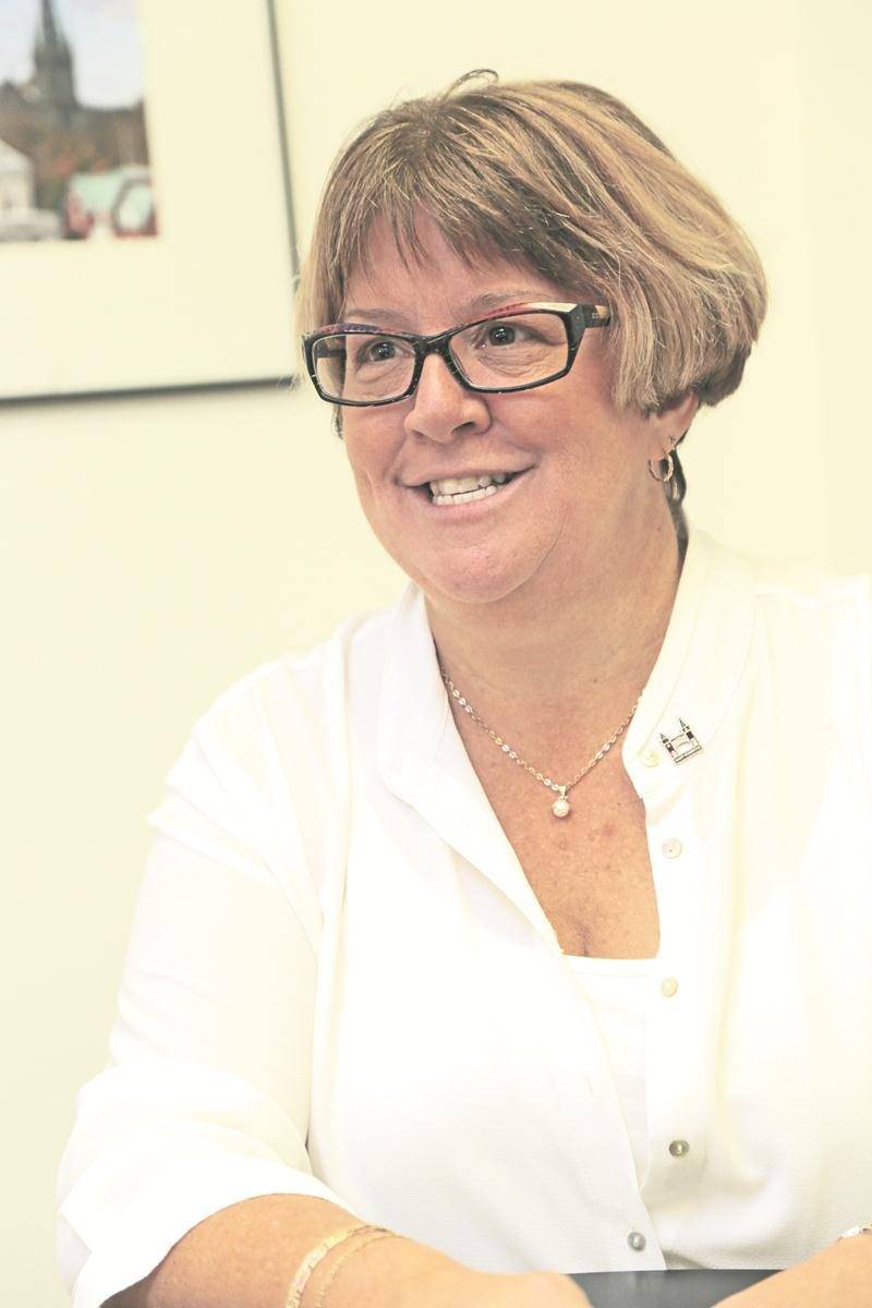 Annie Pelletier, conseillère sortante dans le district Saint-Sacrement. Photo Robert Gosselin | Le Courrier ©