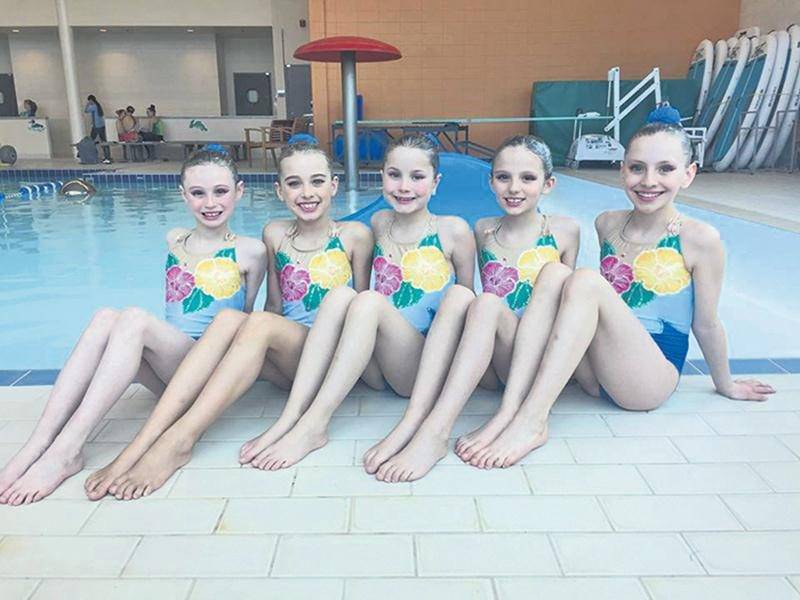 Nage synchronisée : un podium à la Coupe jeunesse